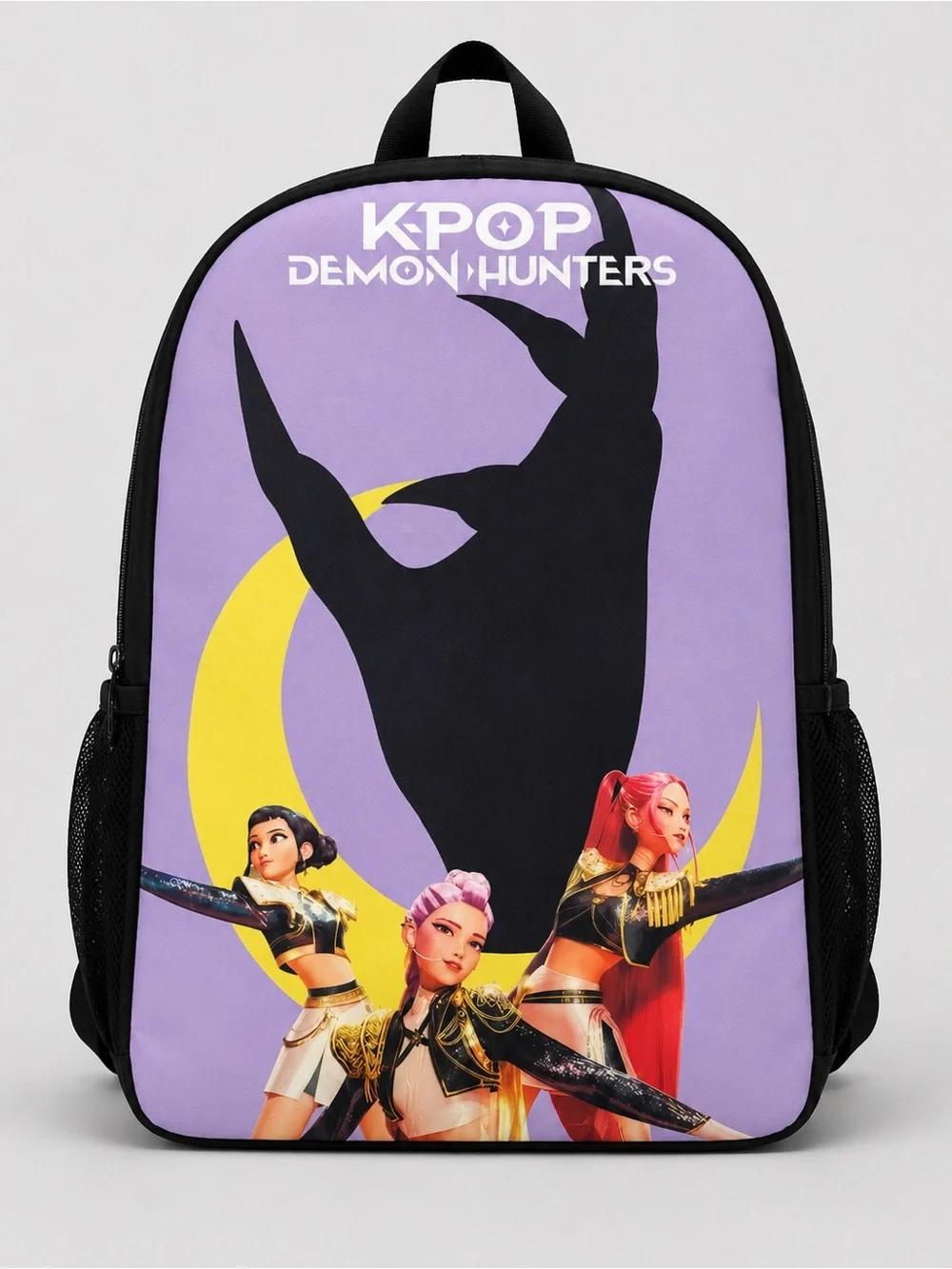 KPOP Demon Hunters Moon Backpack – Full Size School Book Bag – Brand New